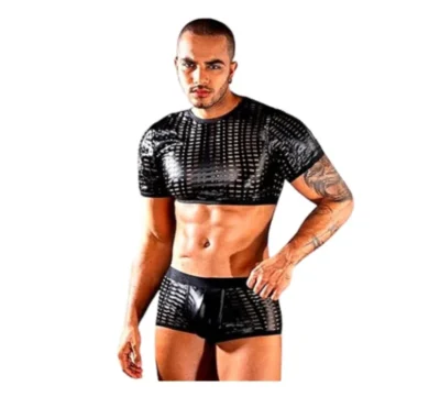 disfraz en cuero para hombre